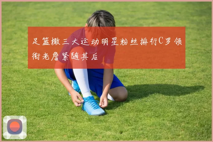 足篮橄三大运动明星粉丝排行C罗领衔老詹紧随其后