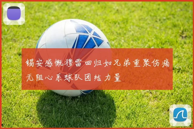 锡安感慨穆雷回归如兄弟重聚伤痛无阻心系球队团结力量