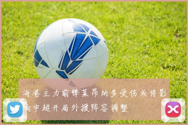 海港主力前锋莱昂纳多受伤或将影响中超开局外援阵容调整